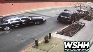 All Bad: Handcuffed Man Falls Out Of Police Car & Tries To Escape,