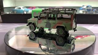 Mini GT HK Exclusives 237 Land Rover Defender 110 Military Camouflage Diecast 1:64