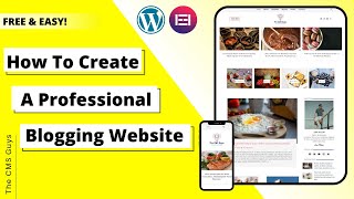 How to Create Professional Blogging Website For Free 🤩 in Wordpress With Elementor 2021