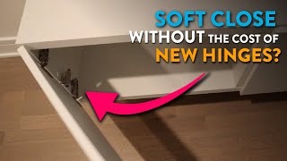 Soft Close Hack for Cabinets without New Hinges! No More Slamming Doors!