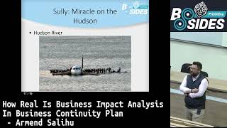 How real is Business Impact Analysis in Business Continuity Plan - Armend Salihu