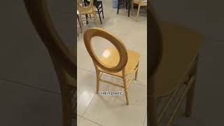 Which plastic chair is cheaper？Durable gold O Back chiavari cahir wedding Chiavari chair dealer