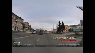 В Мелитополе устроили гонки в центре города