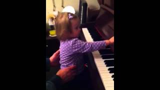 Kailey plays piano