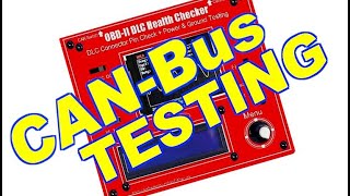 CAN Bus Testing with OBD2 Health Checker