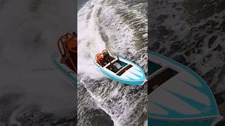 Powerboats of the Jersey Shore.   The skiff with no name #boatracing #jsbr #boat #lbi