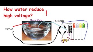 How water reduce high voltage ??