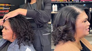 Is Her Hair HEAT DAMAGED Or HEAT TRAINED? | Silk Press Stylist Las Vegas | WWW.SYDDINPRETTY.COM