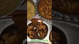 Veg Lunch mushroom, banana chips , drumstick leaf #shortvideo #odisha #food #shorts #short #viral