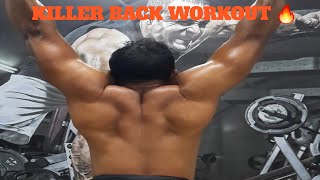 Complete BACK WORKOUT 💪💪🔥🔥#attitude#motivation PLZ SUBSCRIBE 🙏