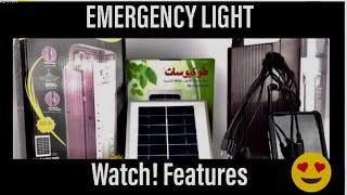 EMERGENCY LIGHT ( TOKYOSAT JAPAN) with SOLAR SYSTEM