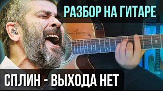 Как играть Сплин - Выхода нет | разбор на гитаре | кавер+табы