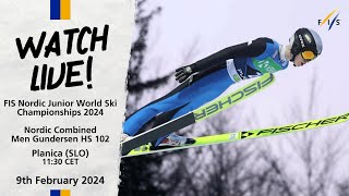 LIVE: FIS Nordic JWSC 2024 2024 Planica - Men's individual Gundersen HS 102