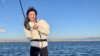 新しいロッドで釣りをしたら初めての魚が．．．