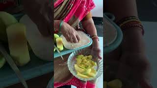 how to store raw mango/పచి మామిడికాయ నిలువ చేయటం/viral/telugu/short