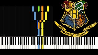 John Williams - Hogwarts Forever | visualisation on piano