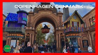 Magical Tivoli Gardens is Copenhagen's Denmark | Central Theme Park | Walking tour | Oct 2022