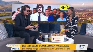 BIERPARTEI: Darf man im Frühstücksfernsehen Bier trinken?