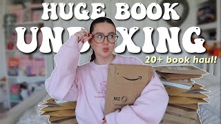 HUGE book unboxing haul 📦💌 20+ books!