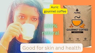 Auric gourmet coffee with turmeric | 100% natural coffe |  good for skin and health