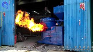 3500KW wood pellet burner, 3000Mcal wood pellet furnace, wood chip burner for 5ton bunker oil boiler