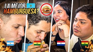 PARAGUAYA BOLIVIANOS y ARGENTINO comen LA MEJOR HAMBURGUESA 🍔 de COCHABAMBA BOLIVIA 😋 ENLOQUECEMOS!