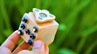 DIY Wooden Fidget Cube (that's also a Fidget SPINNER!)