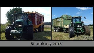 Sianokiszonka 2018 // 2x John deere // 2x Mf // Krone // Schuitemaker // JCB