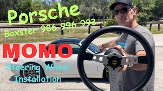 Porsche 986 996 993 MOMO Steering Wheel Install