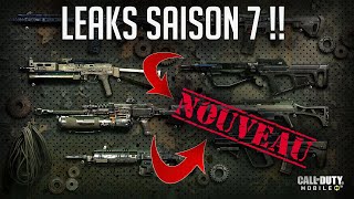 *NOUVELLE* SAISON 7 FUITES ! SKINS LÉGENDAIRES, NOUVELLES ARMES, MAPS ET BIEN PLUS ! Cod Mobile Fr !