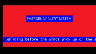 Perris CA emergency alert for alot of wind