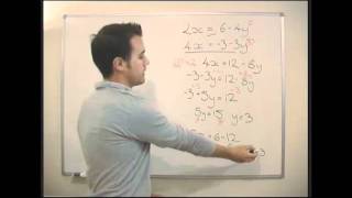 Maths - Algebra - Simultaneous Equations