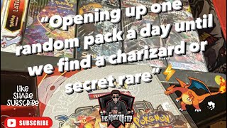 Opening up 1 random booster pack everyday until we find a secret rare or charizard 🔥🔥 #Shorts