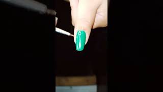 How to Apply cuticle oil with polish on? #shorts