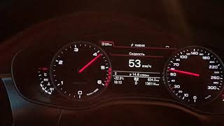 Audi a6c7 allroad acceleration 0-100