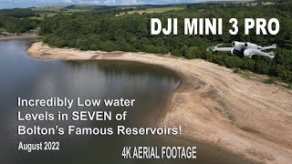 DJI Mini 3 Pro - Falling water levels in Bolton, Lancashire