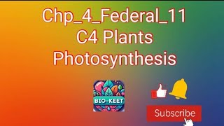 Chp_4_federal_11| How C4 Plants undergo photosynthesis? | Hatch Slack Cycle| CAM metabolism