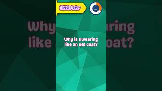 Swearing Paradox: Old Coat Comparison! 🤬🧥 #riddles #brainteasers #riddle #riddlechallenge