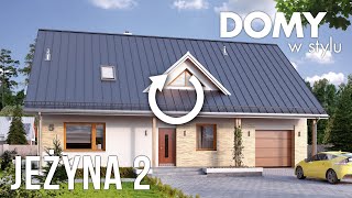 Projekt domu JEŻYNA 2 - widok 360º