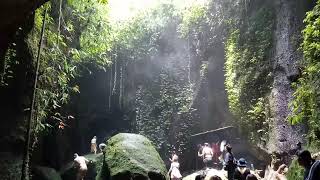 The hidden paradise at Tukad cepung waterfall