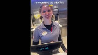 I SEEN THE CHICK FIL A GIRL ! #funny #tiktok #mustwatch #fyp #lol #chickfila #trend #viral #shorts