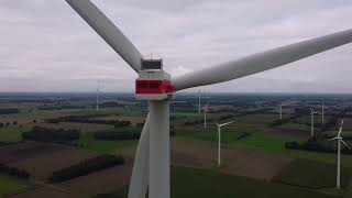 Spezial/Windpark Albringhausen GE Cypress 5.3-158 bei frühem Abend