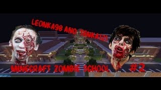 Minecraft - Zombie School (Co-Op) - Часть 2