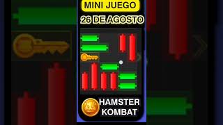 Mini juego 26 de agosto Hamster Kombat #fyp #hamsterkombat #youtubeshorts #crypto #parati #airdrop