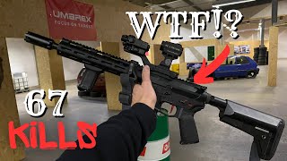 Soldier plays Airsoft and destroys!! Mr Airsoft.  Tactical CQB of a Riflemen / Best AR 15