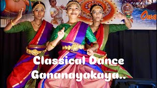 Classical dance (Gananayakaya) Ekadantaya Vakratundaya ( Shankar Mahadevan).