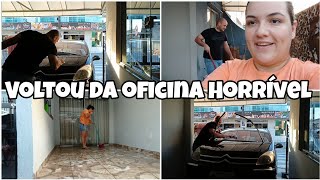 Dia de faxina no quintal/ marido lavou carro e ajudou na limpeza das calçadas.#vlog #rotina