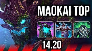 MAOKAI vs YASUO (TOP) | 5/0/15 | EUW Master | 14.20