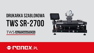 Prezentacja produktu: Drukarka szablonowa TWS SR-2700