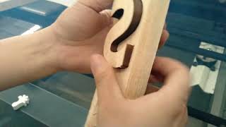 20mm wood cutting by 300w CO2 laser cutting machine